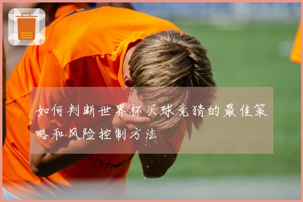 如何判断世界杯买球竞猜的最佳策略和风险控制方法